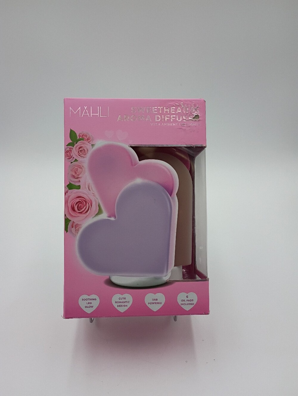 Mahli Sweethearts Aroma Diffuser With Ambient LED Lights. USB Powered
